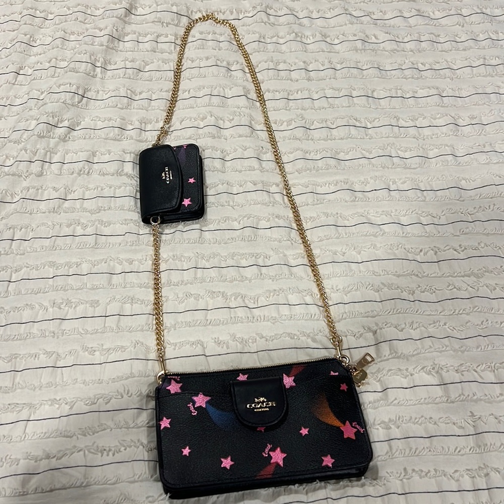 Disco Print Coach Cross Body✨
